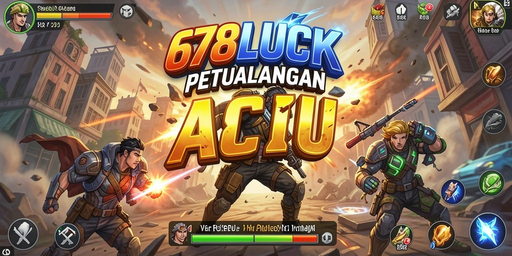 Tampilan gameplay aksi yang seru dan mendebarkan di 678LUCK.