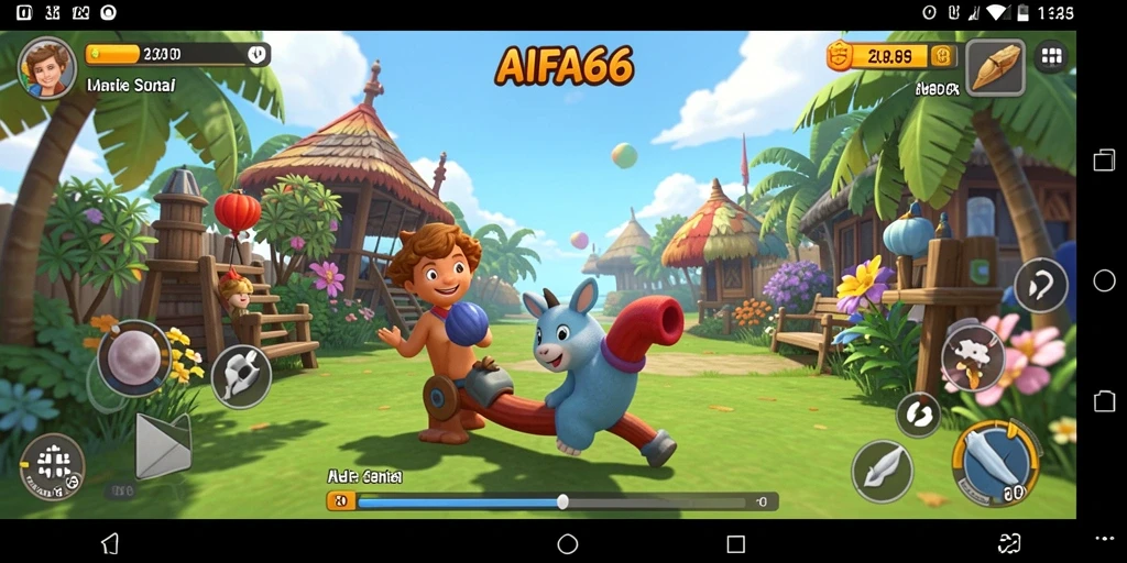 Tampilan menawan gameplay AIFA66 yang seru dan santai.