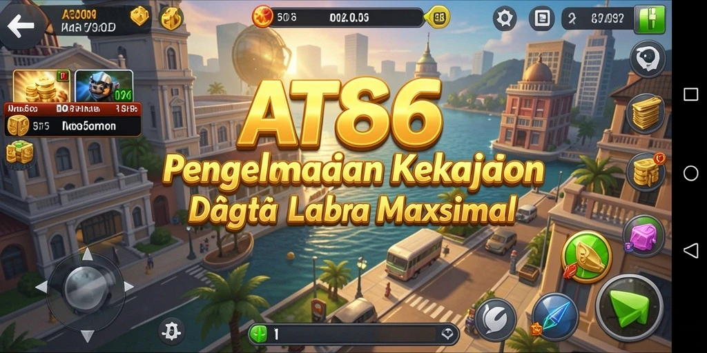 Screenshot AT866 menunjukkan gameplay seru dalam manajemen bisnis Tycoon.
