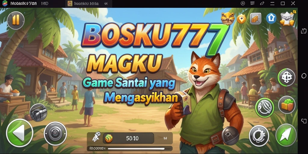 Tampilan gameplay seru dan interaktif dari BOSKU777.