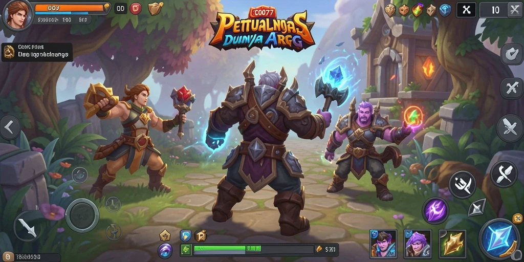 Tampilan gameplay seru COO77 di dunia ARPG.