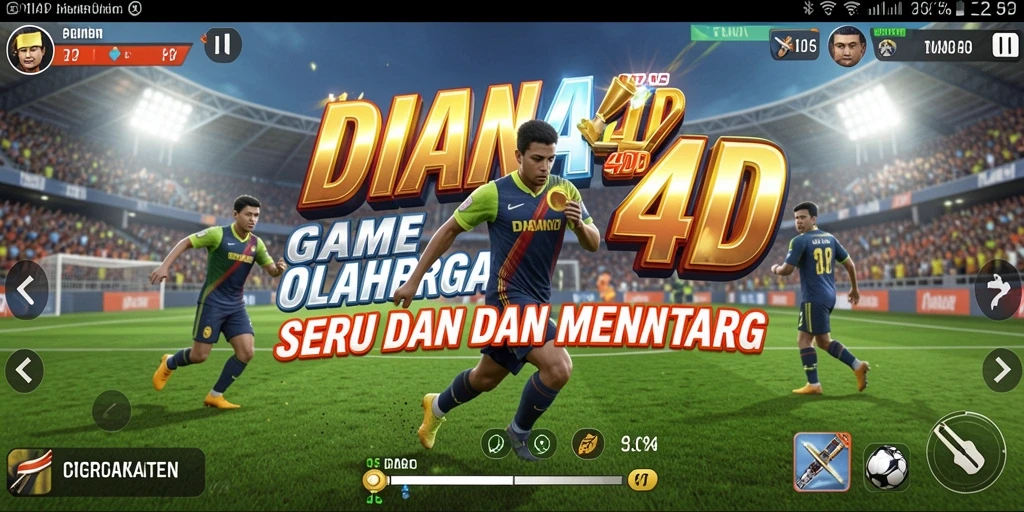 Tampilan menarik dari gameplay DIANA4D yang seru dan kompetitif.