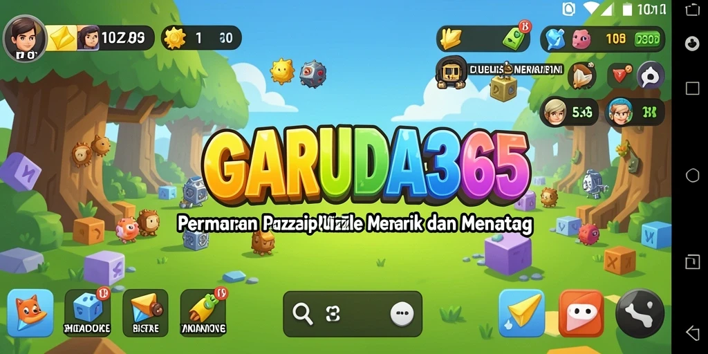 Tampilan gameplay menarik pada <strong>GARUDA365</strong> di dalam puzzle.