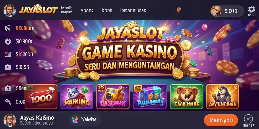 Menampilkan gameplay seru dan grafis memukau dalam JAYASLOT.