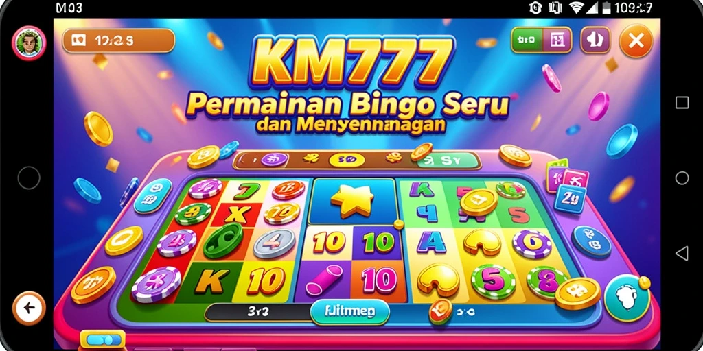 Gameplay menarik dalam permainan Bingo KM777 dengan berbagai pilihan mode.