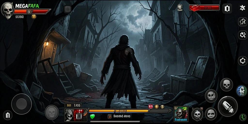 Gameplay menegangkan dalam suasana kegelapan yang mencekam.