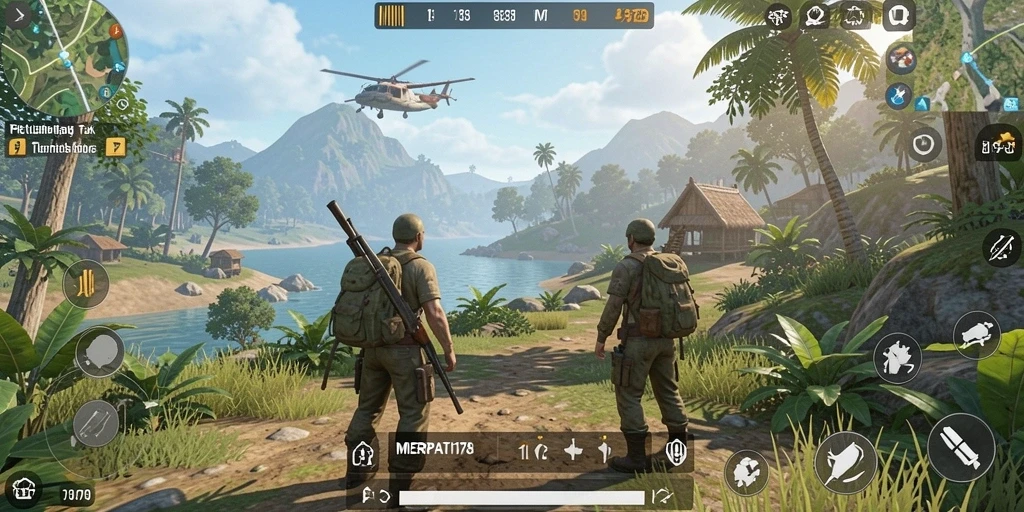 Tampilan gameplay yang memukau di dunia terbuka MERPATI178.
