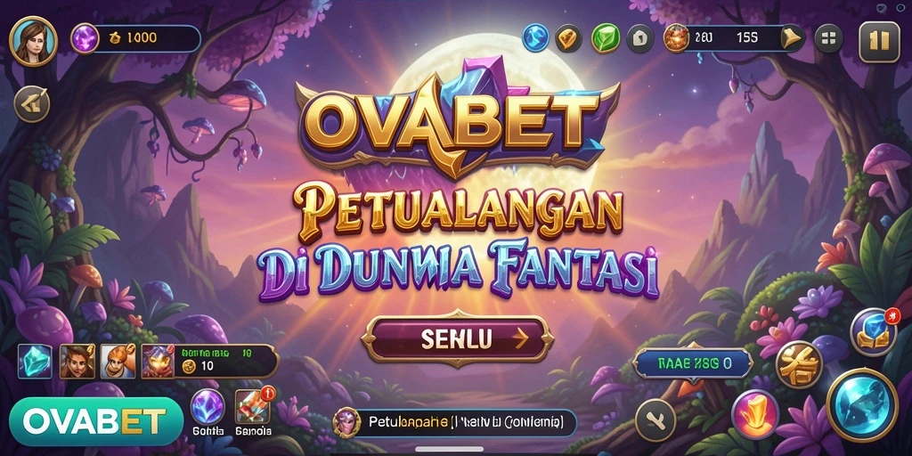 Tampilan dinamis dari gameplay petualangan OVABET yang mengasyikkan.