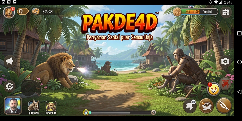 Tampilan gameplay menarik dari PAKDE4D, penuh warna dan interaktif.