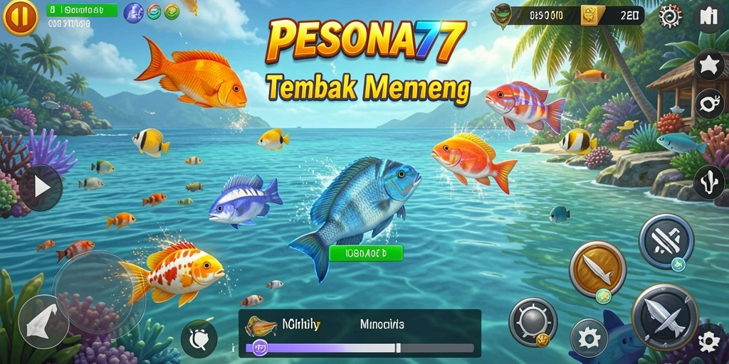 Gameplay PESONA77 menampilkan suasana memikat saat menembak ikan.