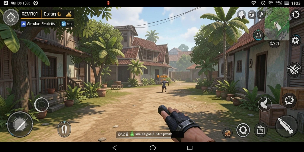 Tangkapan layar gameplay REMI101 yang menampilkan simulasi mendalam.