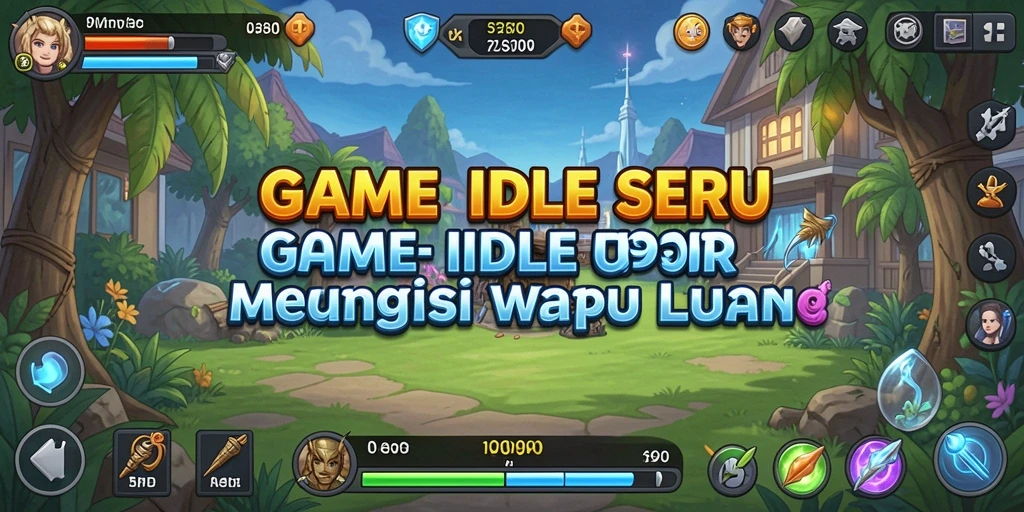 Tampilan gameplay S80 yang menarik dan penuh warna di dunia Idle.