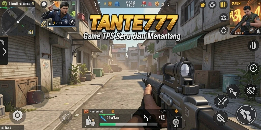 Tampilan seru gameplay TANTE777 dalam aksi penuh adrenalin.