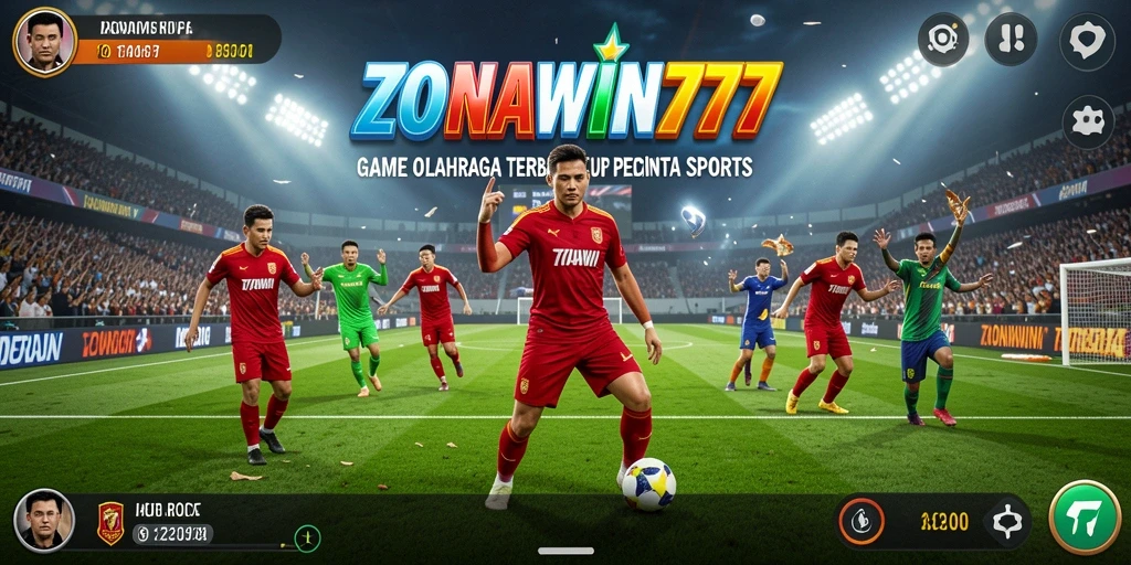 Tampilan epic ZONAWIN777 saat pertandingan olahraga berlangsung.