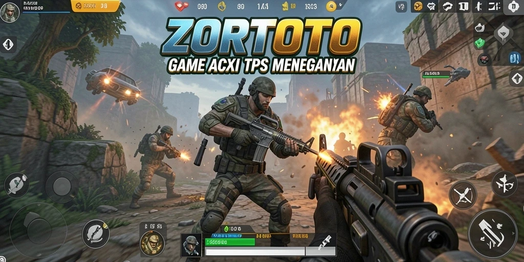 Tampilan gameplay ZORTOTO yang mendebarkan di medan pertempuran.